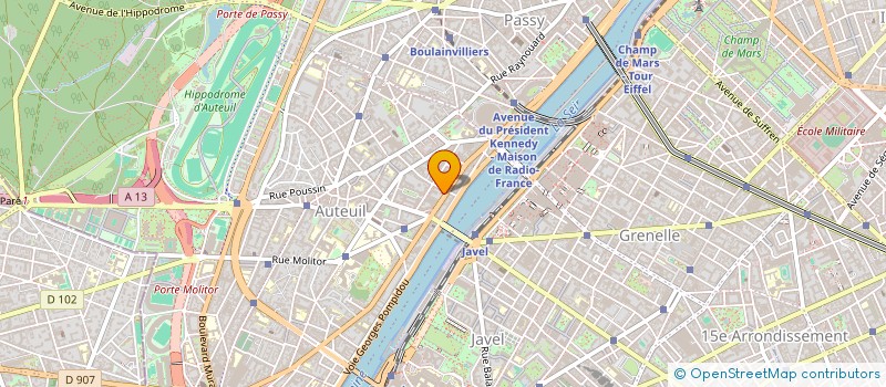 localisation de l'entreprise MONSIEUR FERNANDO DINIS CARQUEIJEIRO  PARIS