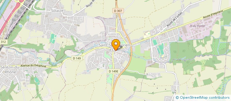 localisation de l'entreprise MONSIEUR FERNANDO DO COUTO  SAINT-SYMPHORIEN-D'OZON