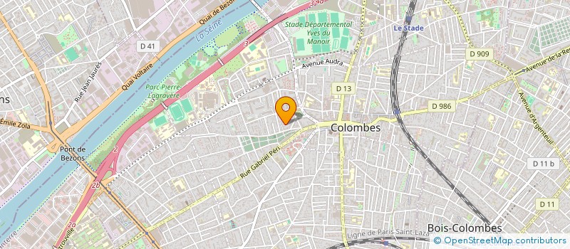 localisation de l'entreprise MONSIEUR FERNANDO DOS SANTOS SILVA à COLOMBES