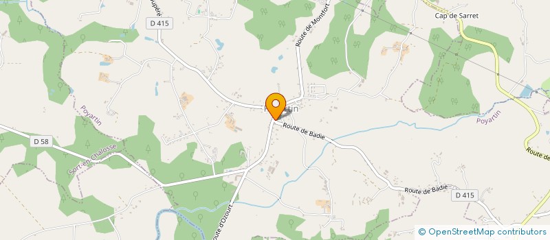 localisation de l'entreprise MONSIEUR FERNANDO DOS SANTOS SILVA  POYARTIN