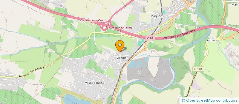 localisation de l'entreprise MONSIEUR FERNANDO DUARTE LOPES RIBEIRO à CARCASSONNE
