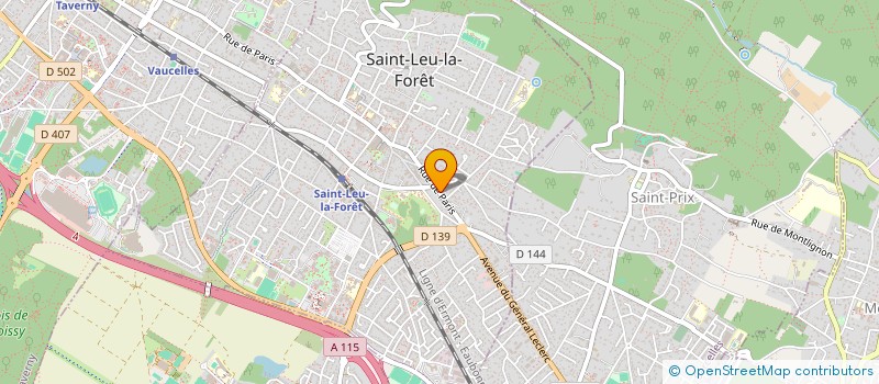 localisation de l'entreprise MONSIEUR FERNANDO EVANGELISTA DE SOUZA CHAGAS  SAINT-LEU-LA-FORET