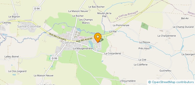 localisation de l'entreprise MONSIEUR FERNANDO FERREIRA-BASTOS  COESMES