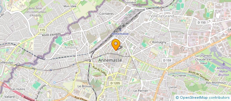 localisation de l'entreprise MONSIEUR FERNANDO GALHOZ ROMAO  ANNEMASSE