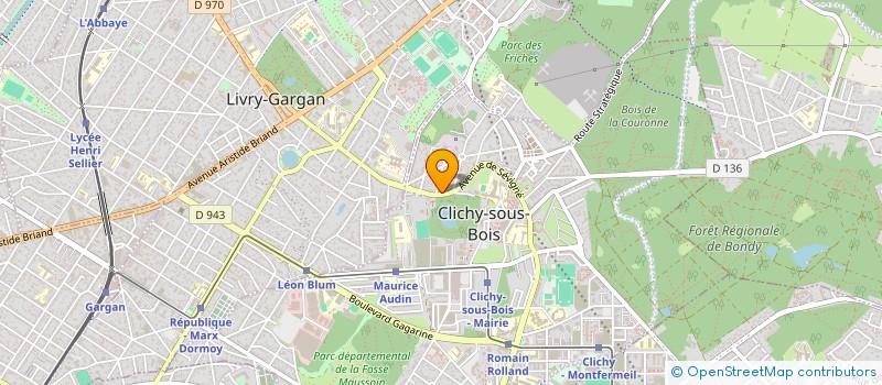 localisation de l'entreprise MONSIEUR FERNANDO GAMEIRO  CLICHY-SOUS-BOIS