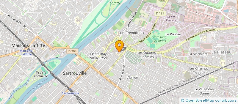 localisation de l'entreprise MONSIEUR FERNANDO GARCIA AFONSO à SARTROUVILLE