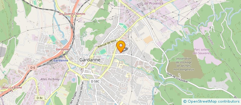 localisation de l'entreprise MONSIEUR FERNANDO GOMES DOS SANTOS à GARDANNE