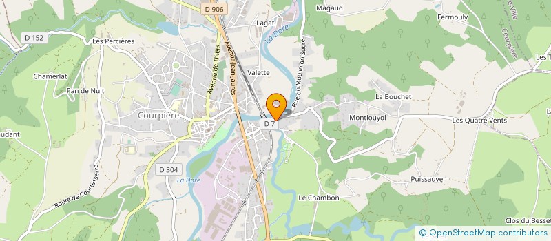 localisation de l'entreprise MONSIEUR FERNANDO GOMES FERREIRA à COURPIERE
