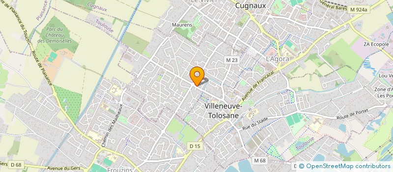 localisation de l'entreprise MONSIEUR FERNANDO GOMES OLIVEIRA à VILLENEUVE-TOLOSANE