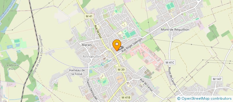 localisation de l'entreprise MONSIEUR FERNANDO GONCALVES  ANNULLIN