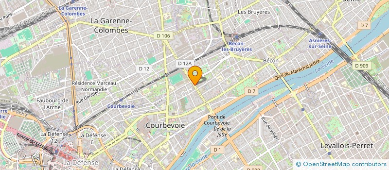 localisation de l'entreprise MONSIEUR FERNANDO GONCALVES à COURBEVOIE