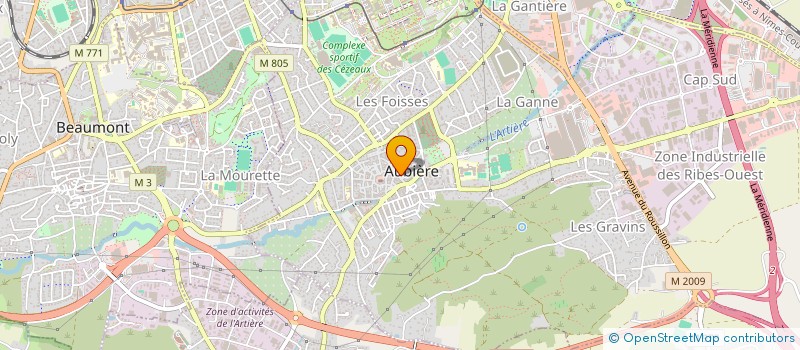 localisation de l'entreprise MONSIEUR FERNANDO GONCALVES à AUBIERE