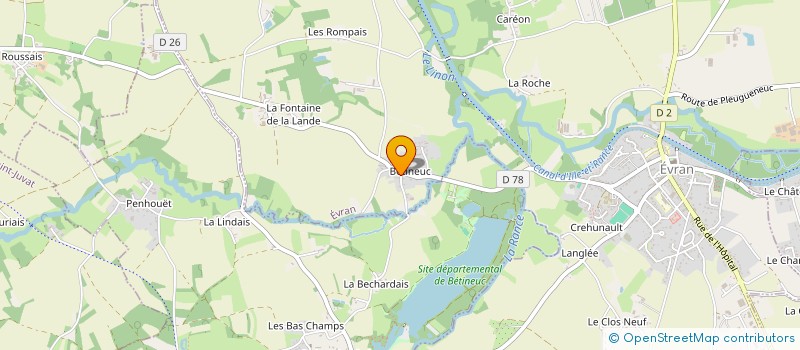 localisation de l'entreprise MONSIEUR FERNANDO GONCALVES CARDOSO  EVRAN