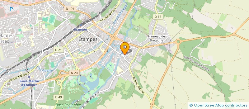 localisation de l'entreprise MONSIEUR FERNANDO GONCALVES DA SILVA SILVARES à ETAMPES
