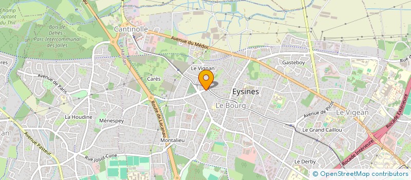 localisation de l'entreprise MONSIEUR FERNANDO GONCALVES PEREIRA  EYSINES