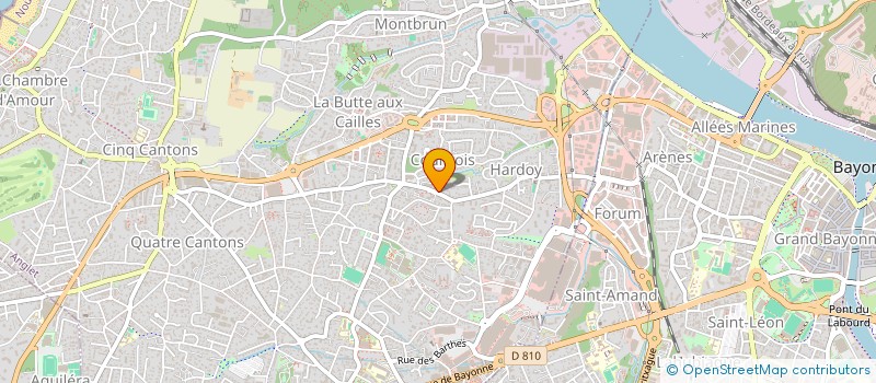 localisation de l'entreprise MONSIEUR FERNANDO GOSSELAIN  ANGLET