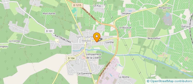 localisation de l'entreprise MONSIEUR FERNANDO HERRERA  SAINT-LAURENT-MEDOC