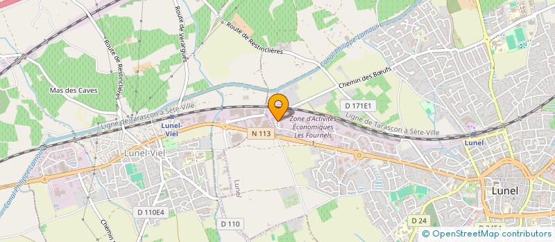 localisation de l'entreprise MONSIEUR FERNANDO JOAO BATE  GALLARGUES-LE-MONTUEUX