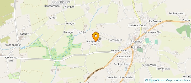 localisation de l'entreprise MONSIEUR FERNANDO JOSE MARTINS PEREIRA  PLOMEUR