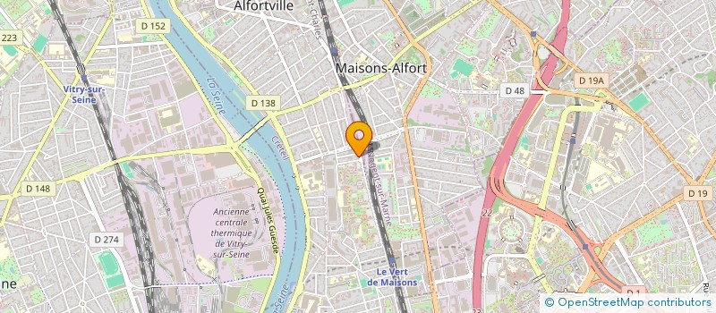 localisation de l'entreprise MONSIEUR FERNANDO LEMOS DA SILVA  ALFORTVILLE