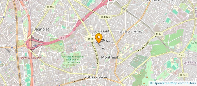 localisation de l'entreprise MONSIEUR FERNANDO LOPES à MONTREUIL
