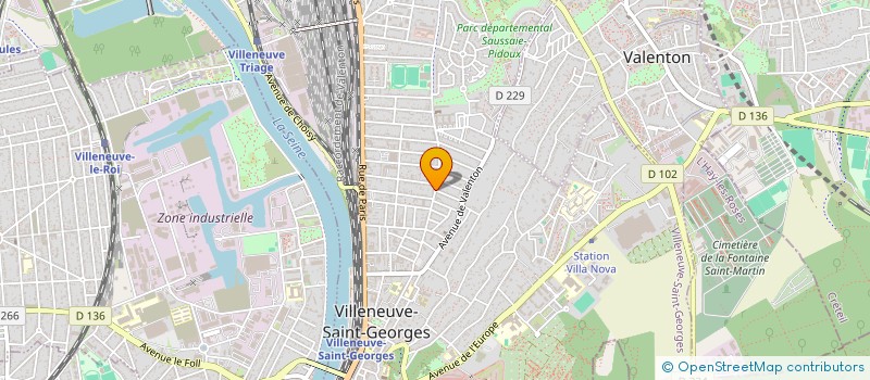 localisation de l'entreprise MONSIEUR FERNANDO LOPES BORGES à VILLENEUVE-SAINT-GEORGES