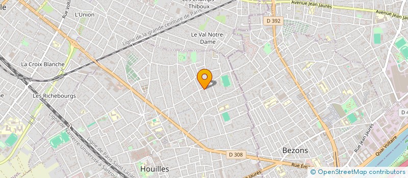 localisation de l'entreprise MONSIEUR FERNANDO LOPES DA SILVA à HOUILLES