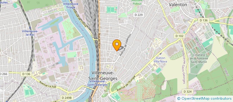 localisation de l'entreprise MONSIEUR FERNANDO LOPES RODRIGUES à VILLENEUVE-SAINT-GEORGES