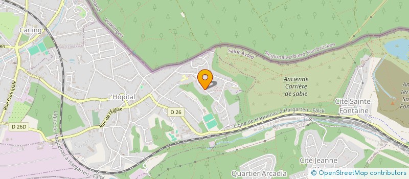 localisation de l'entreprise MONSIEUR FERNANDO LOPEZ BARAJAS  L'HOPITAL