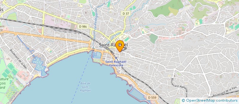 localisation de l'entreprise MONSIEUR FERNANDO LOURENCO PEREIRA  SAINT-RAPHAEL