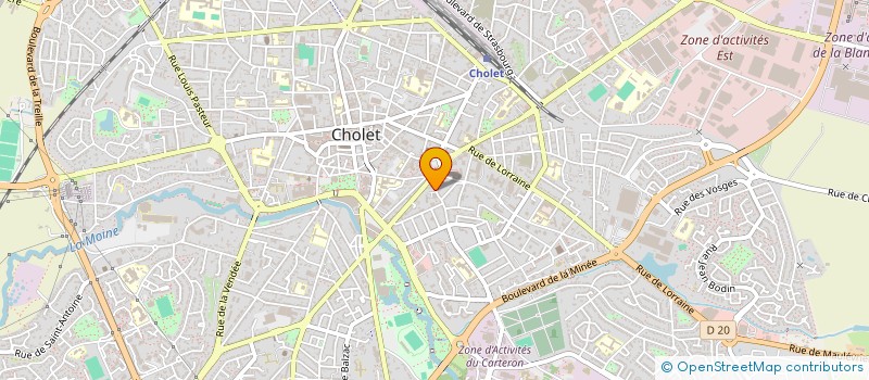 localisation de l'entreprise MONSIEUR FERNANDO MANUEL PINTO CALDEIRA à CHOLET