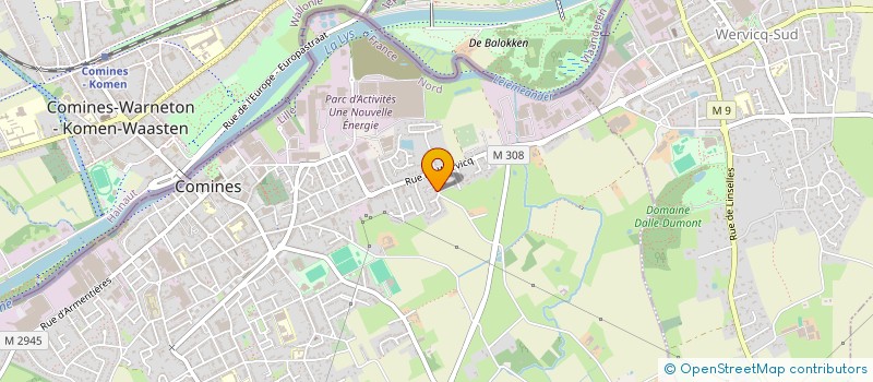 localisation de l'entreprise MONSIEUR FERNANDO MARQUES DA ROCHA  COMINES