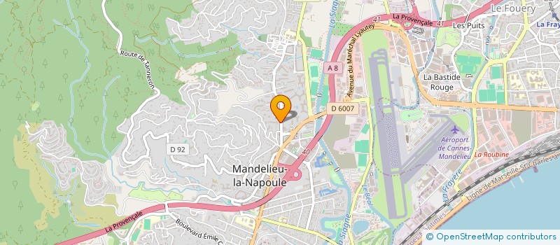 localisation de l'entreprise MONSIEUR FERNANDO MARTIN CORRAL  MANDELIEU-LA-NAPOULE