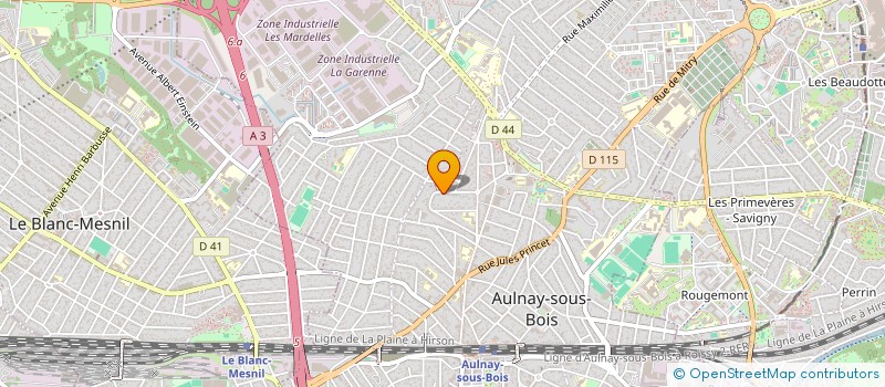 localisation de l'entreprise MONSIEUR FERNANDO MARTINS à AULNAY-SOUS-BOIS