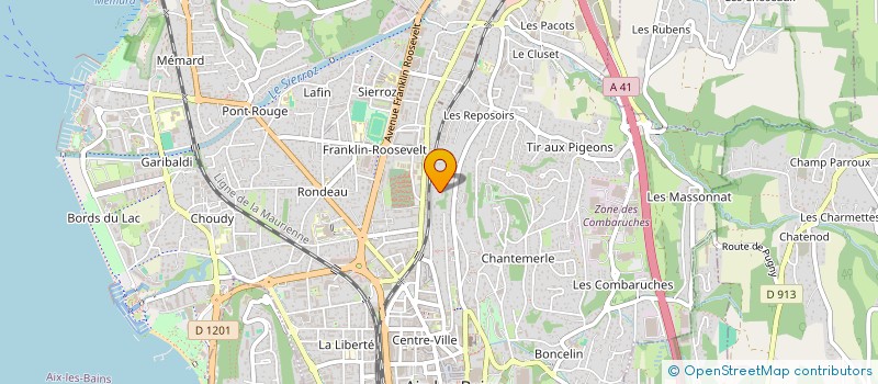 localisation de l'entreprise MONSIEUR FERNANDO OLIVEIRA DIAS à AIX-LES-BAINS