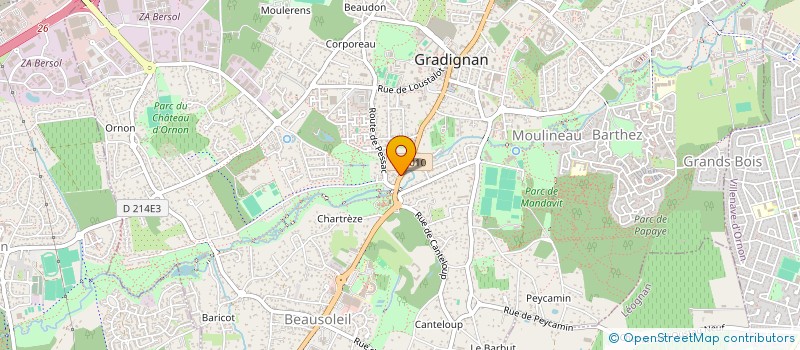 localisation de l'entreprise MONSIEUR FERNANDO PALLEIRO à GRADIGNAN