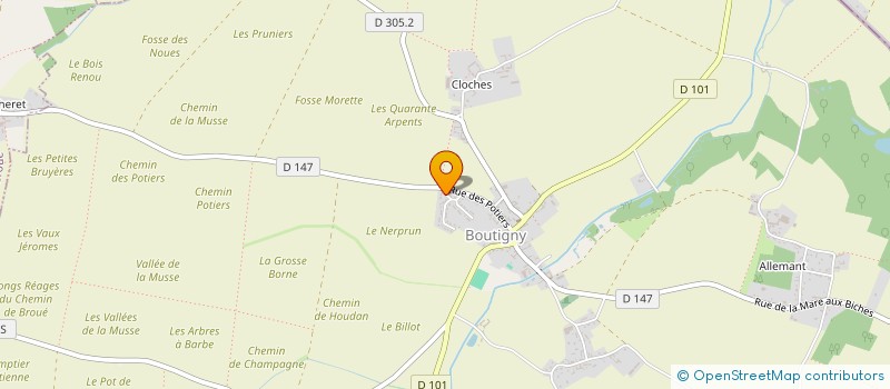 localisation de l'entreprise MONSIEUR FERNANDO PATO DUARTE à BOUTIGNY-PROUAIS