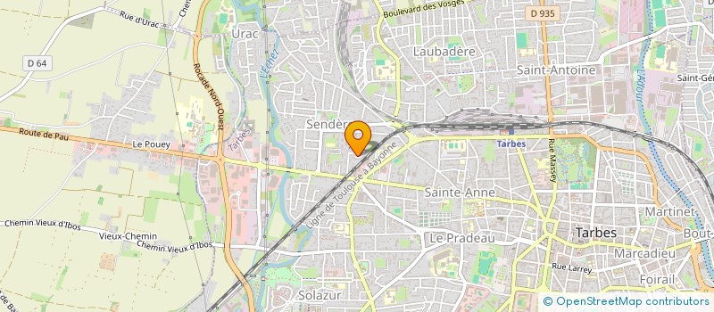 localisation de l'entreprise MONSIEUR FERNANDO PEREIRA  TARBES