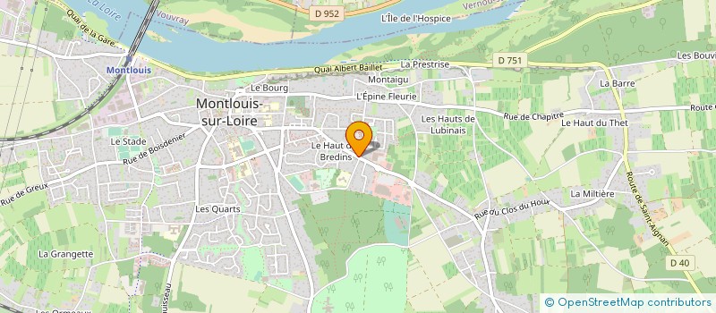 localisation de l'entreprise MONSIEUR FERNANDO PEREIRA  MONTLOUIS-SUR-LOIRE