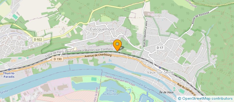 localisation de l'entreprise MONSIEUR FERNANDO PEREIRA  VAUX-SUR-SEINE