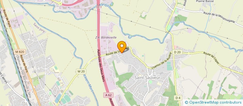 localisation de l'entreprise MONSIEUR FERNANDO PEREIRA MENDONCA  SAINT-SAUVEUR