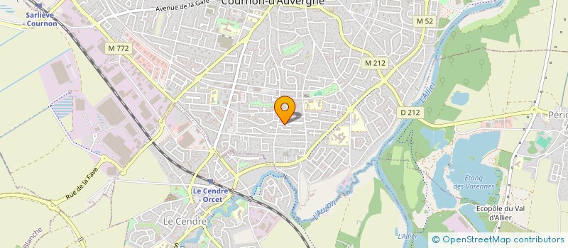 localisation de l'entreprise MONSIEUR FERNANDO PEREIRA VELOSO  COURNON-D'AUVERGNE