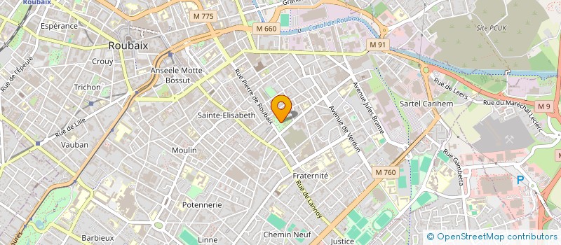 localisation de l'entreprise MONSIEUR FERNANDO PIRES DE SOUSA  ROUBAIX