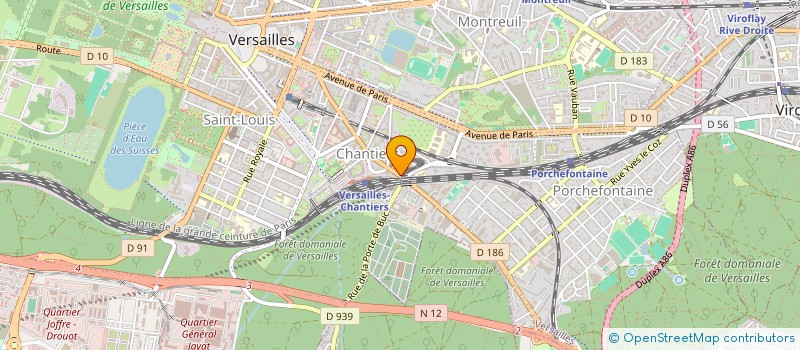 localisation de l'entreprise MONSIEUR FERNANDO PIRES VELOSO à VERSAILLES
