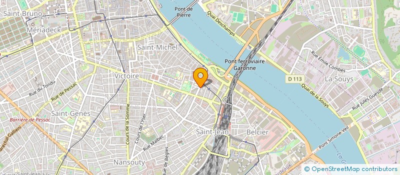 localisation de l'entreprise MONSIEUR FERNANDO RAUL COMETTO GONZALEZ  BORDEAUX