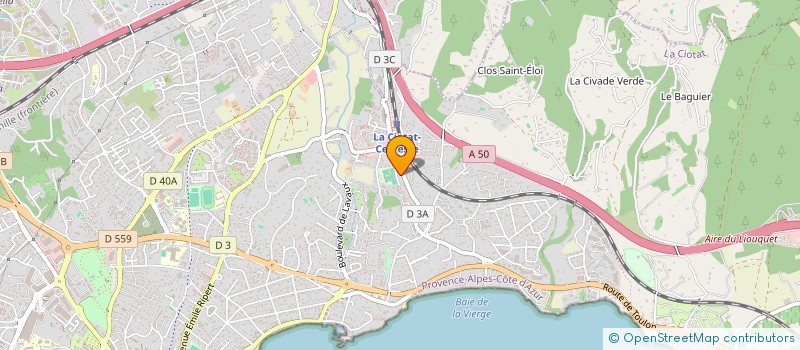 localisation de l'entreprise MONSIEUR FERNANDO RIBAS TESTON à LA CIOTAT