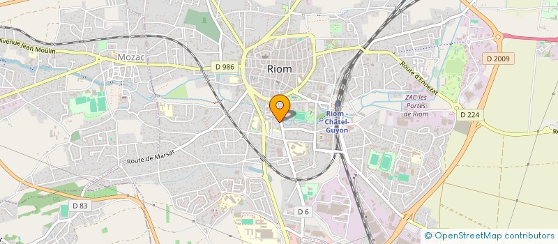 localisation de l'entreprise MONSIEUR FERNANDO RIBEIRO  RIOM