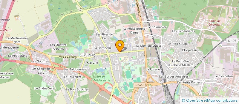localisation de l'entreprise MONSIEUR FERNANDO RIBEIRO  SARAN