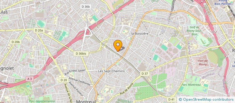 localisation de l'entreprise MONSIEUR FERNANDO RIBEIRO DO ESPIRITO à MONTREUIL