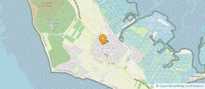 localisation de l'entreprise MONSIEUR FERNANDO RIVERA RODEIRO  ARS-EN-RE